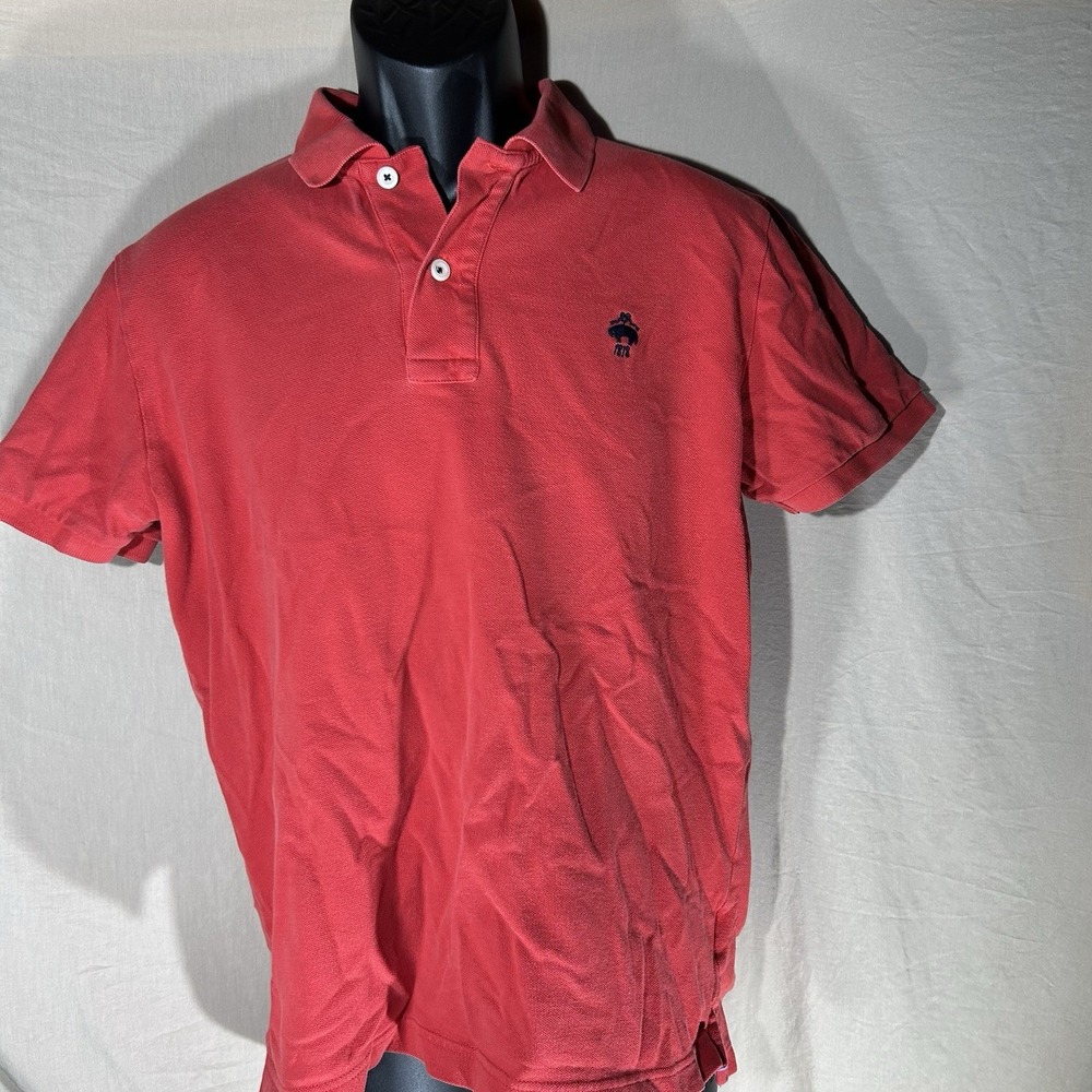 Brooks Brothers Men's Polo Shirt Size Medium Red Golden Fleece Logo